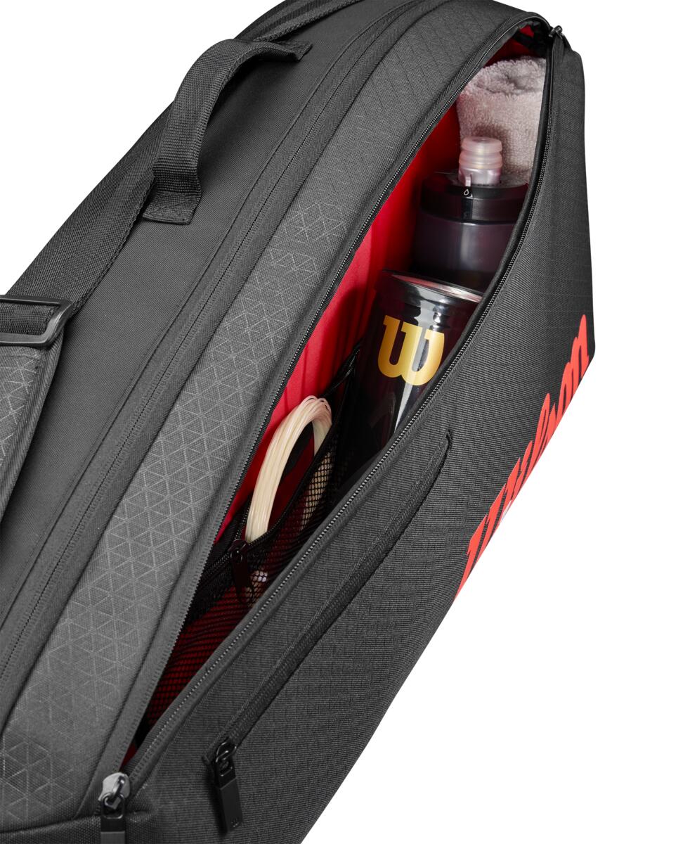 Clash V3 3Pk Racquet Bag Black/Infrared