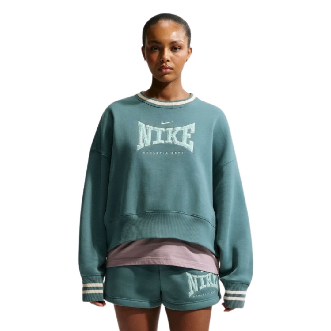 Sportswear Phoenix Fleece Oversized Graphic Crew-Neck Sweatshirt