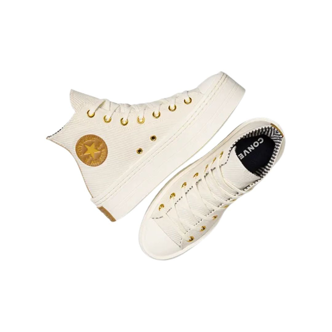 حذاء Chuck Taylor All Star Lift Platform Corduroy Play On Fashion Hi Lifestyle