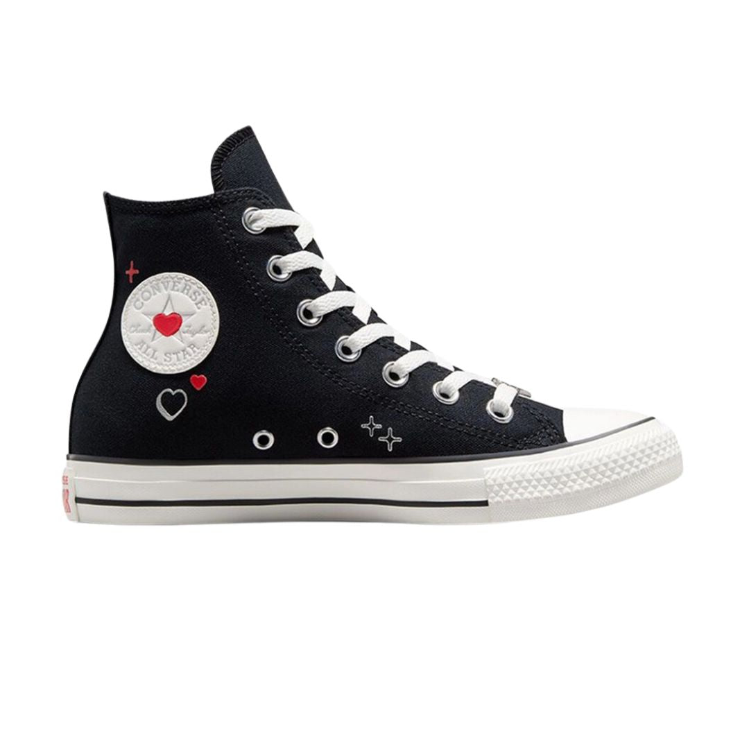Black Made With Love Chuck Taylors Chuck Taylor All Star Y2K Heart