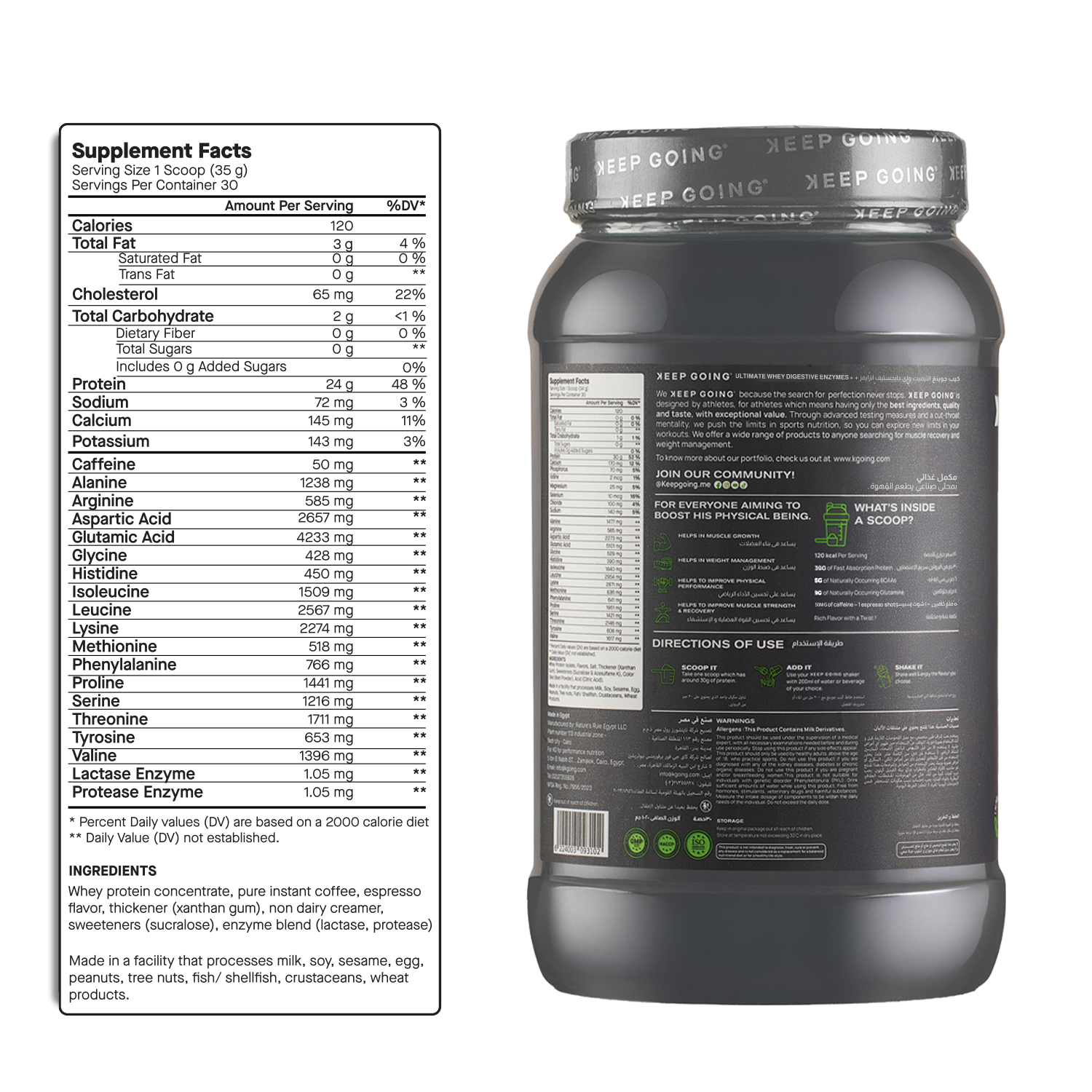 Ultimate Whey Digestive Enzymes+
