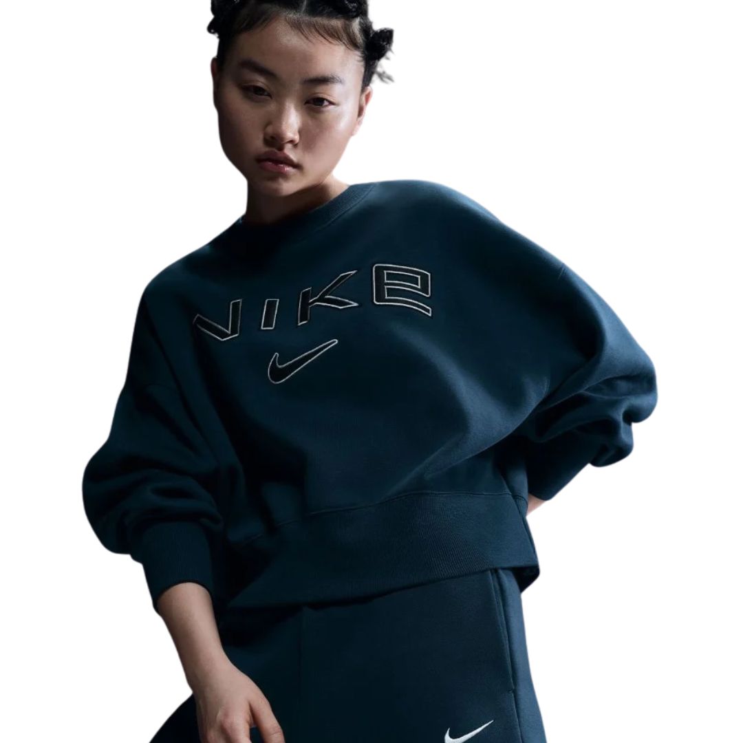 Sportswear Phoenix Fleece Over-Oversized Crew-Neck Logo Sweatshirt