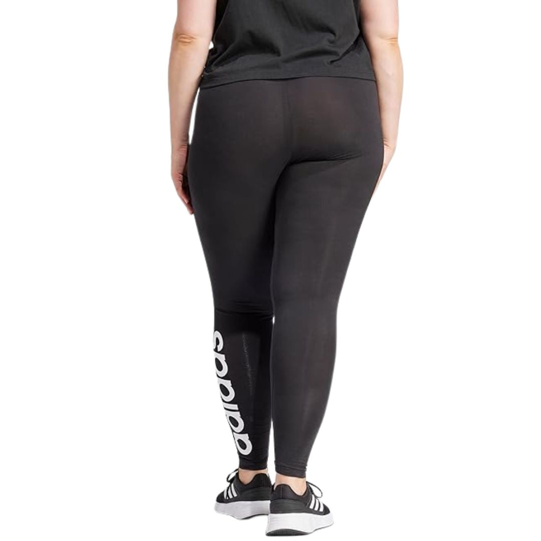 Essentials High-Waisted Logo Leggings (Plus Size)