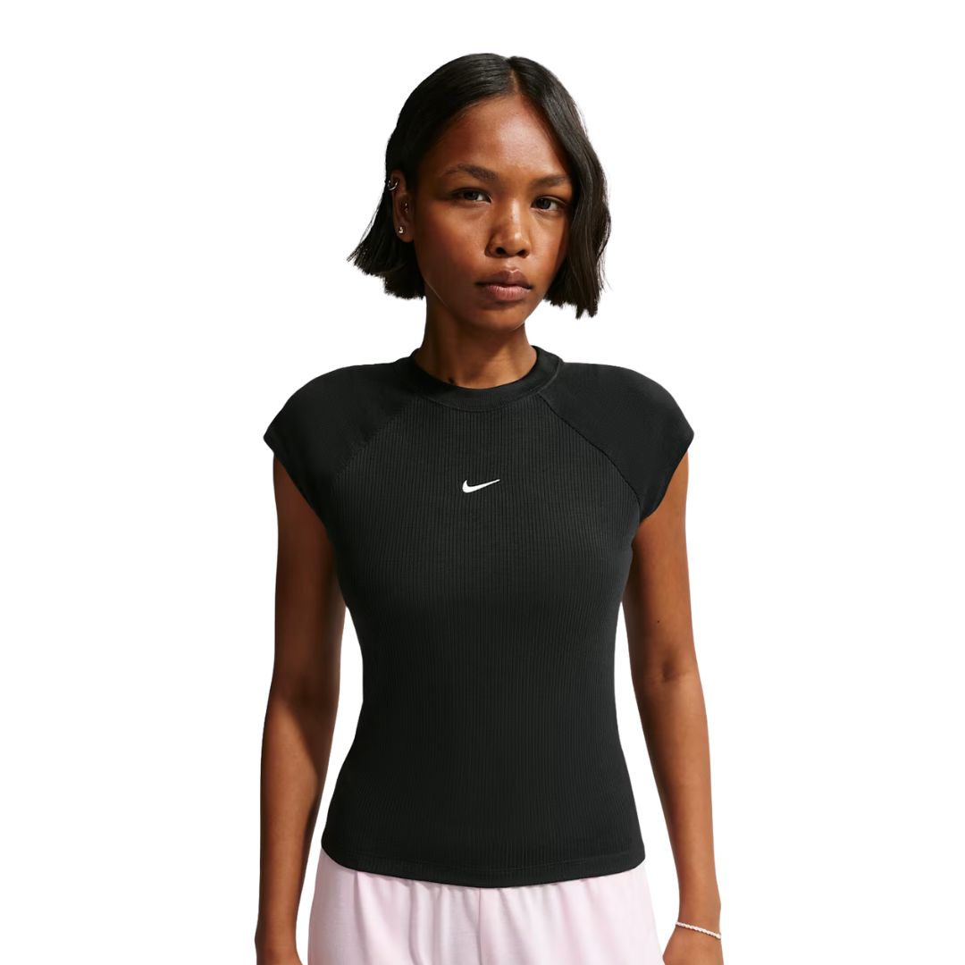 Sportswear Chill Knit Slim Short-Sleeve Ribbed Top