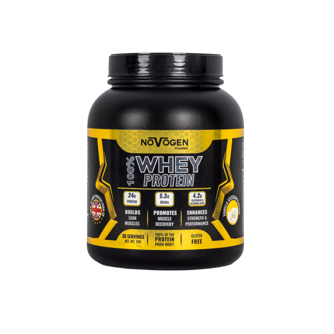 واي بروتين 100% 1 كجم - 30 حصة - آيس كريم فانيليا