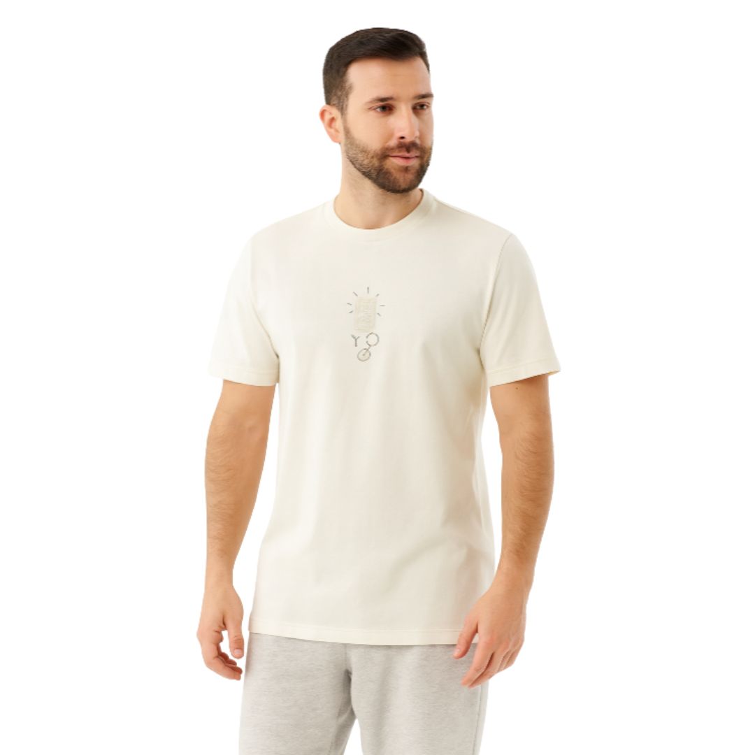 Molded Linear Graphic T-Shirt