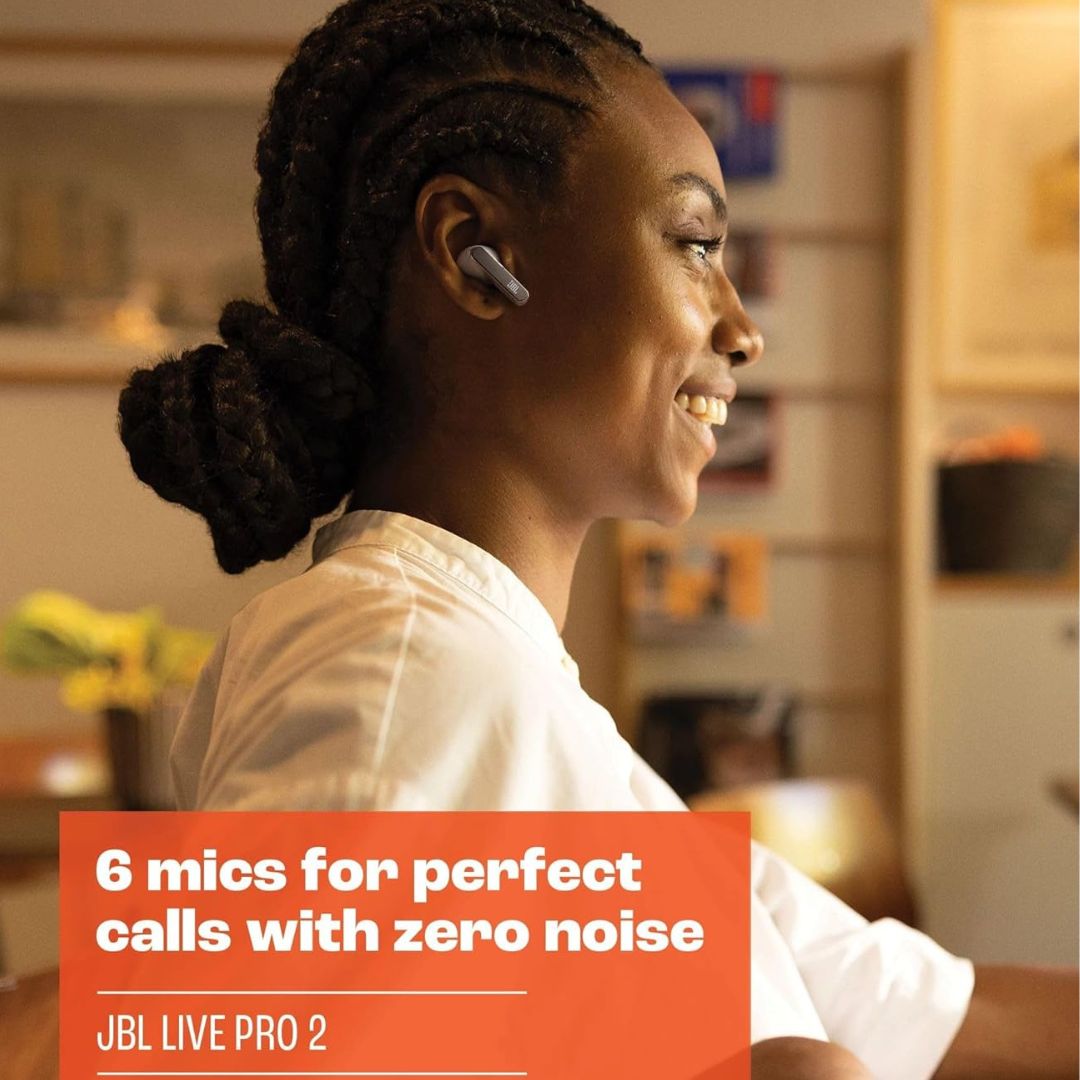 سماعات رأس JBL Live Pro 2 اللاسلكية الحقيقية بخاصية إلغاء الضوضاء