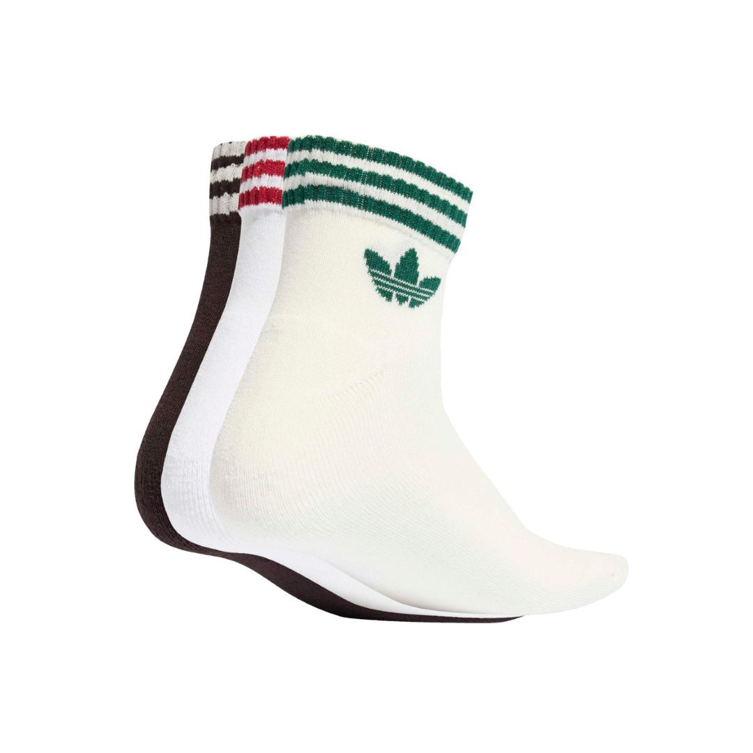 3-Stripes Ankle Socks 3 Pairs