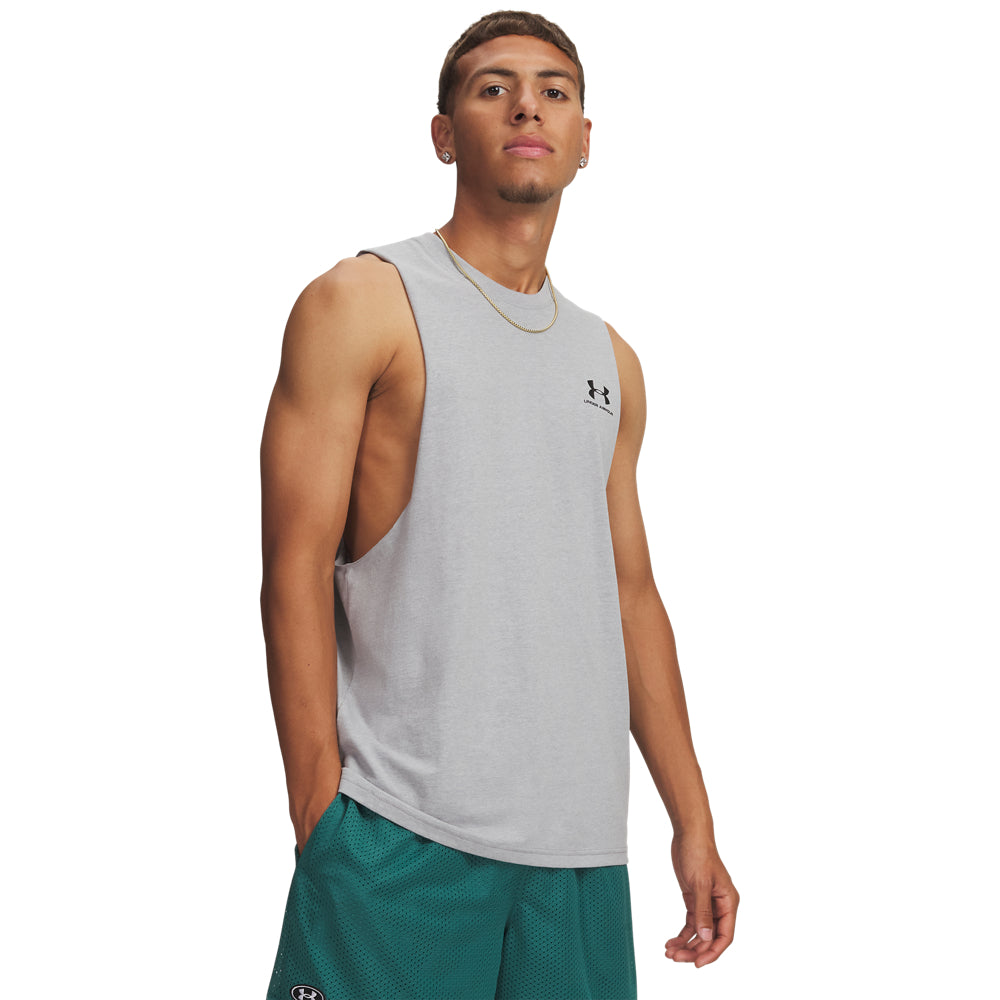 Ua Left Chest Cut Off Tank