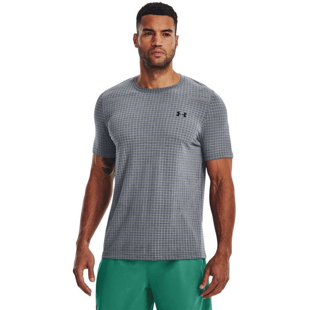 Seamless Grid Short Sleeve T-Shirt