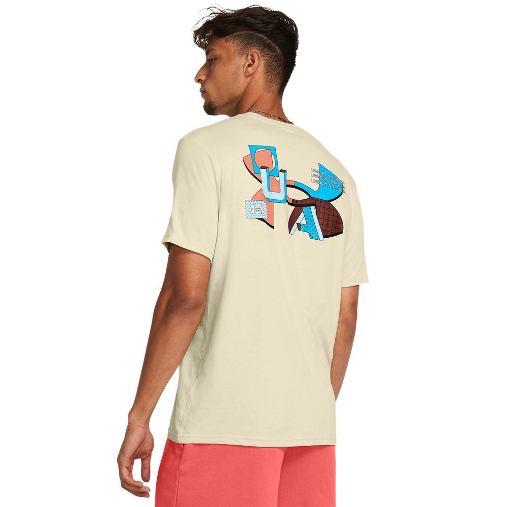 Color Block Logo Left Chest T-shirt