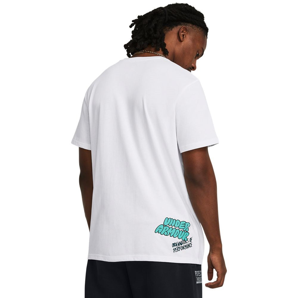 Heavy weight Logo Embroidered Short Sleeve T-shirt