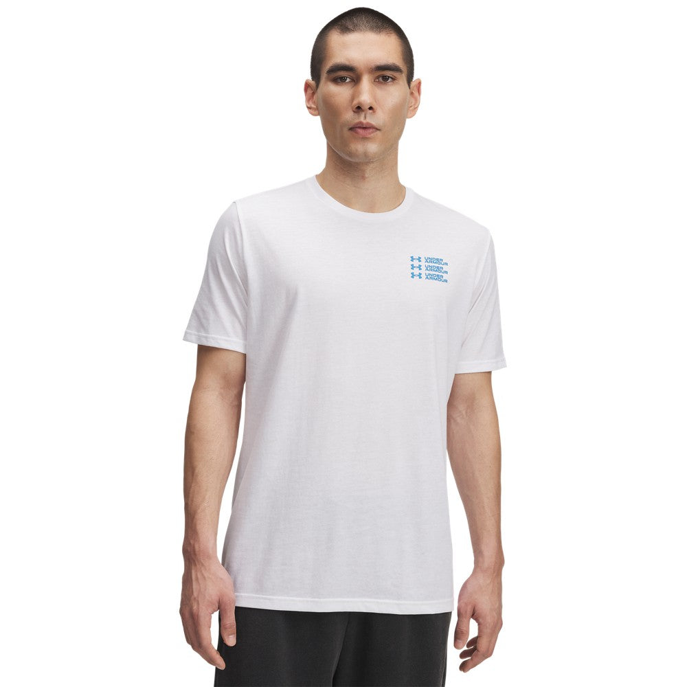 UA Triple Stack Left Chest Logo T-Shirt