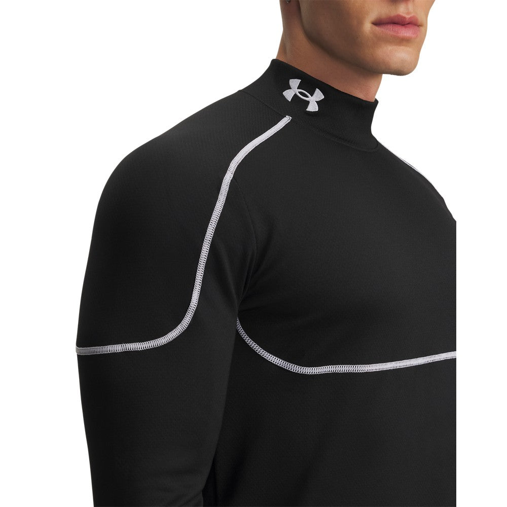 UA Cold Weather Grid Long Sleeve Mock Neck Top