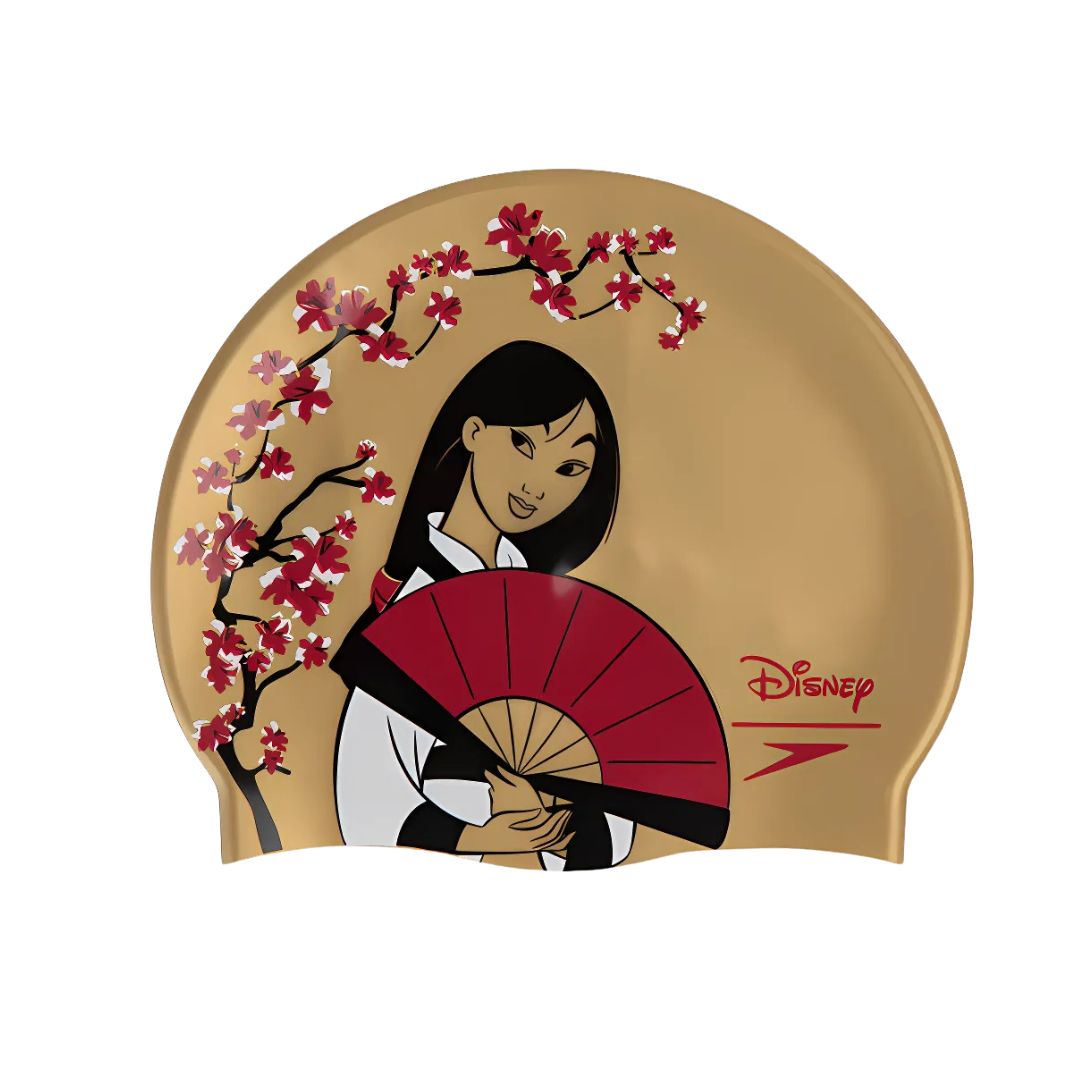 Mulan Slogan Swimming Cap