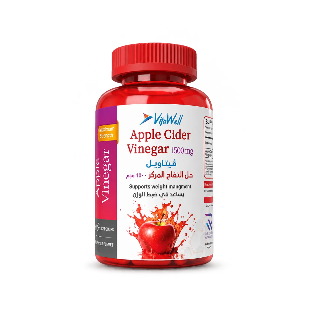 Apple Cider Vinegar 1500mg - 60 Capsules