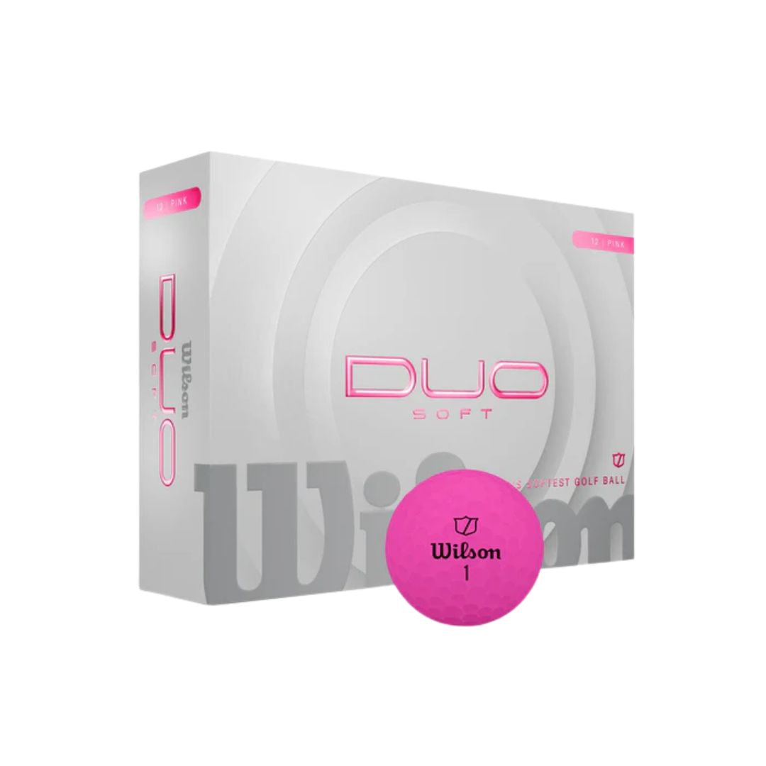 Duo Soft Golf Ball Pink 12-Golf Ball