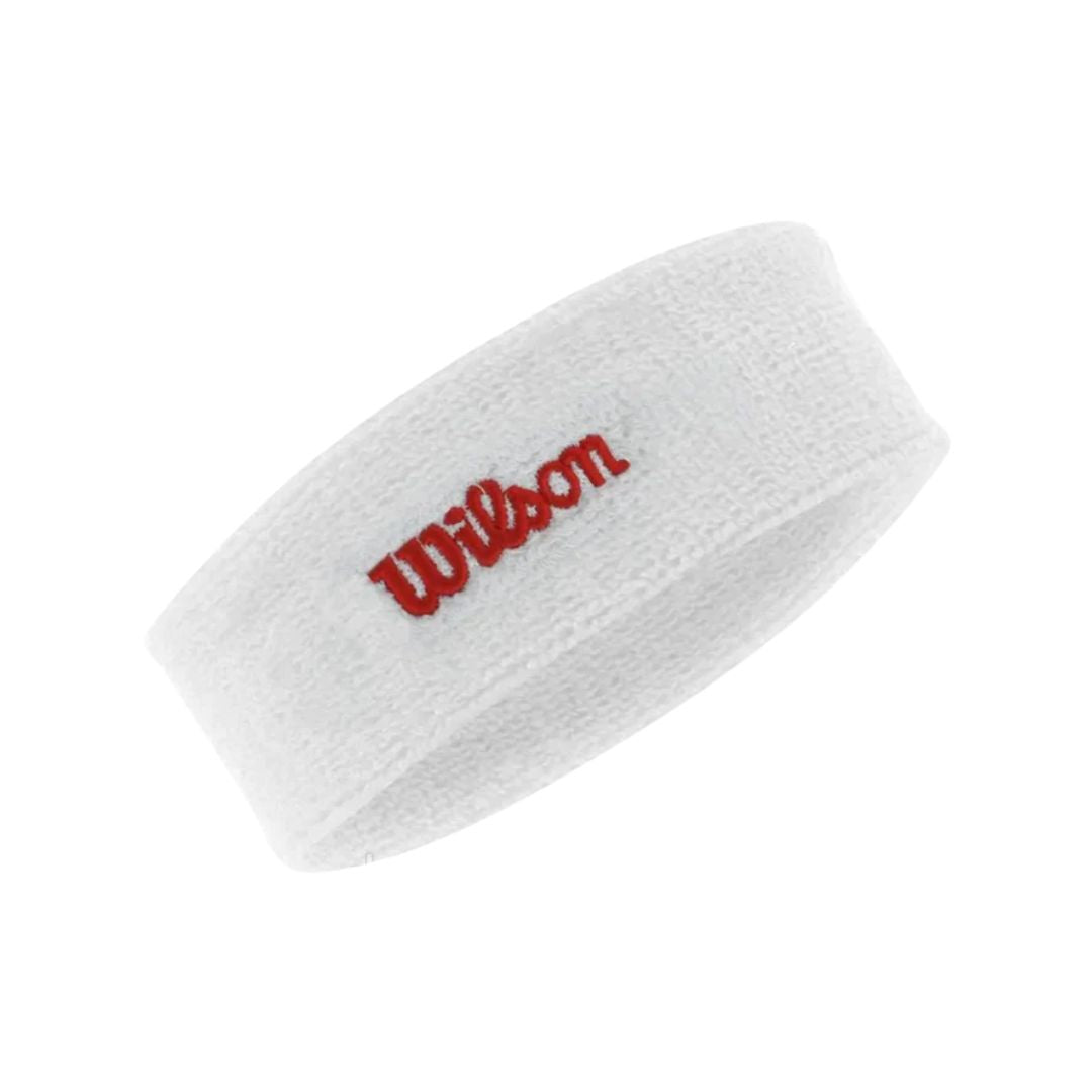 Terry Logo Headband Br White/Infrrd Os