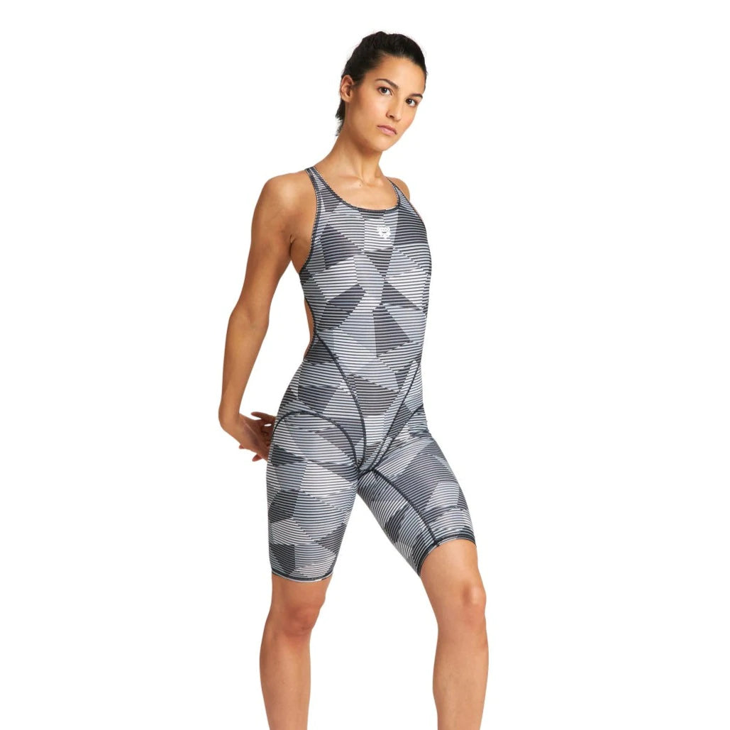 Striped Geo Full Body Swimwear