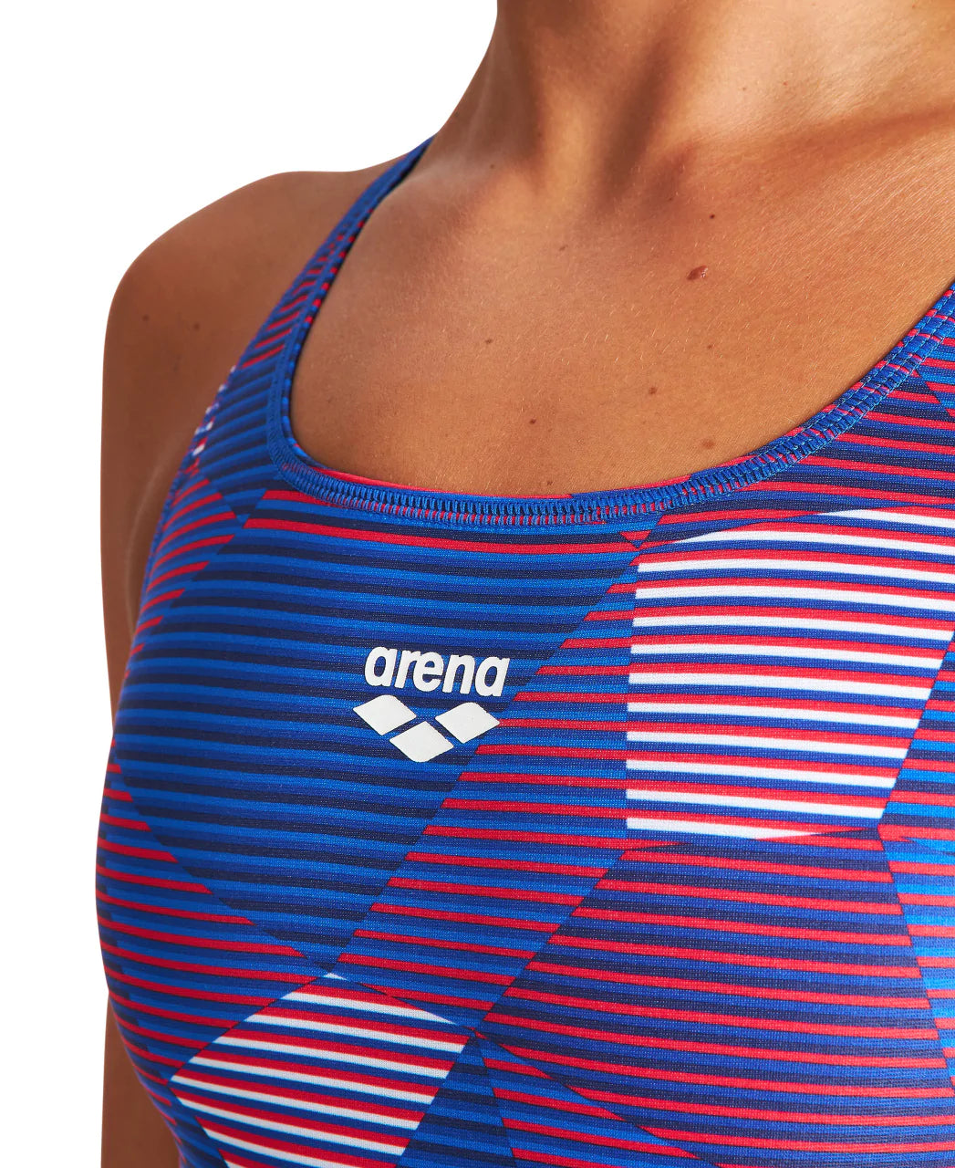 Striped Geo Full Body Swimwear