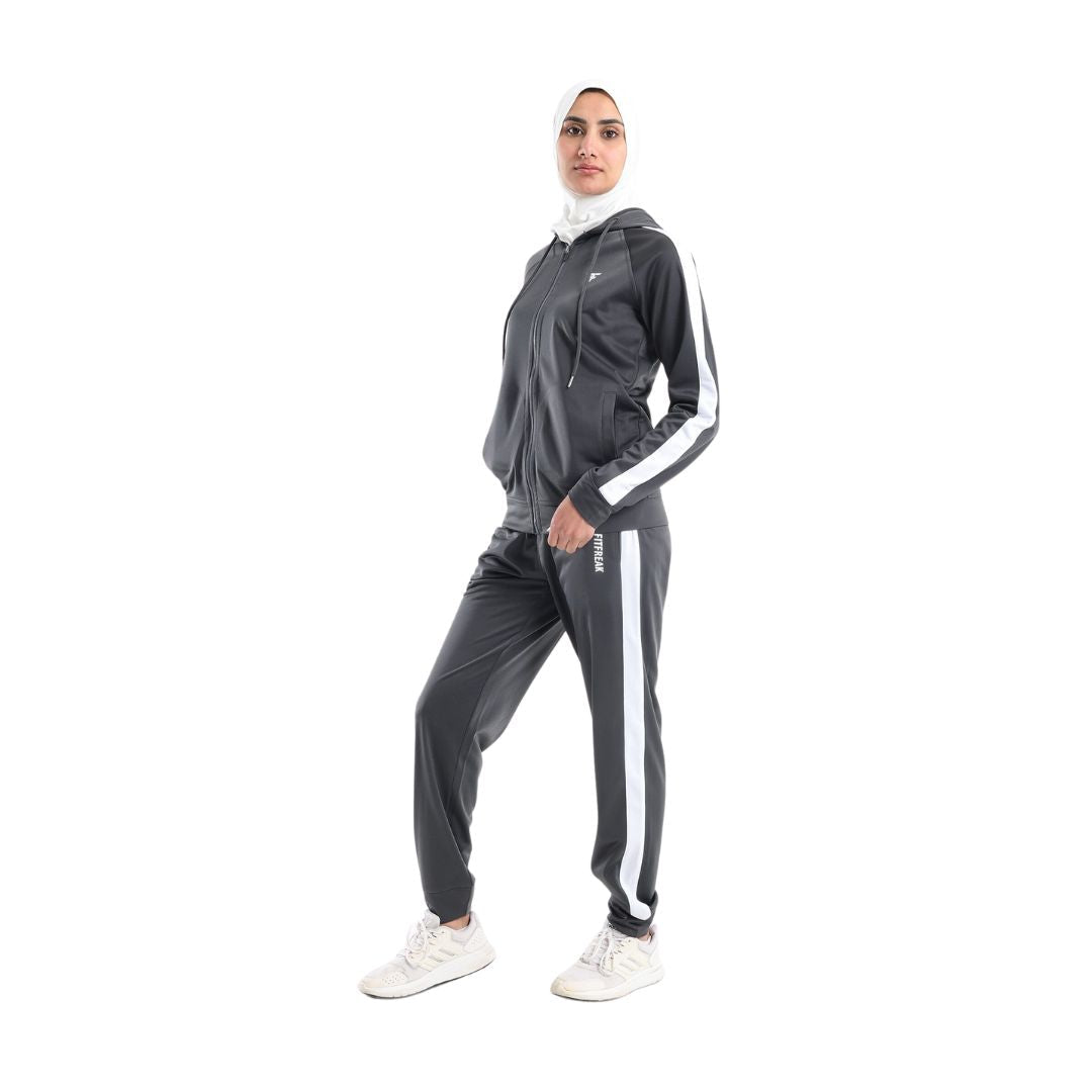 بدلة رياضية كلاسيك بيزك رمادي