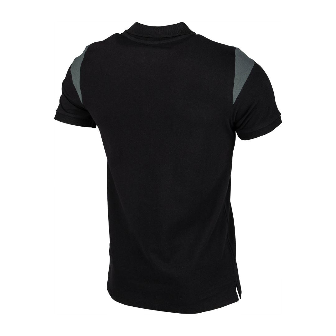 Panelled Zip Polo T-Shirt