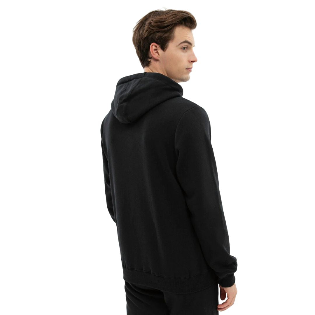Linear Logo Graphic Hoodied Sweatshirt
