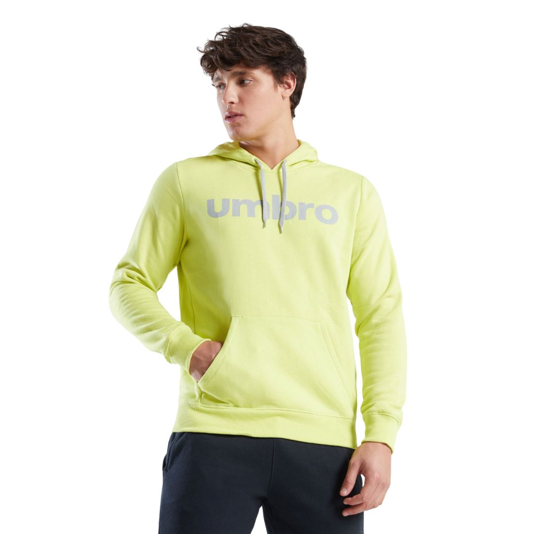 Linear Logo Graphic Hoodied Sweatshirt
