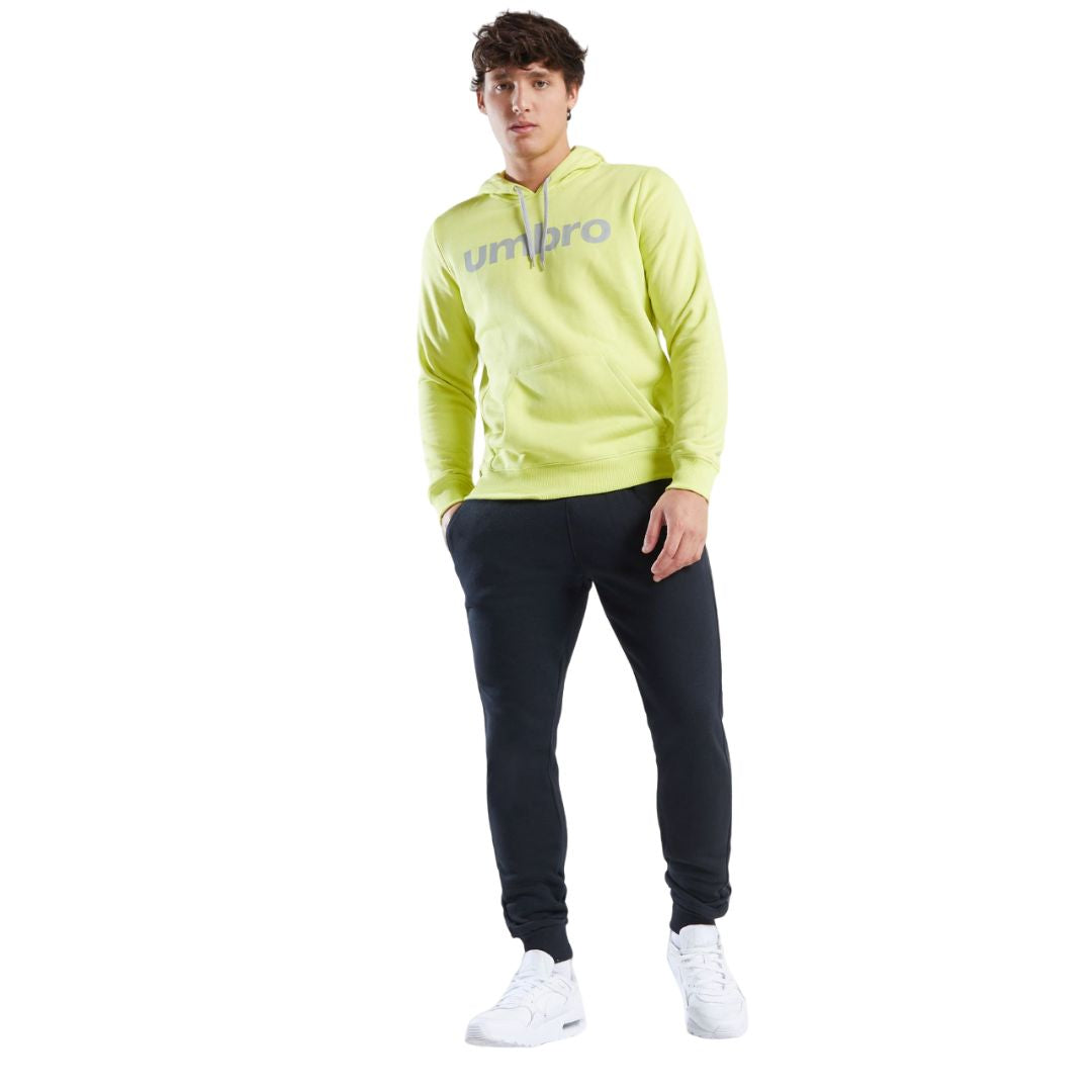 Linear Logo Graphic Hoodied Sweatshirt