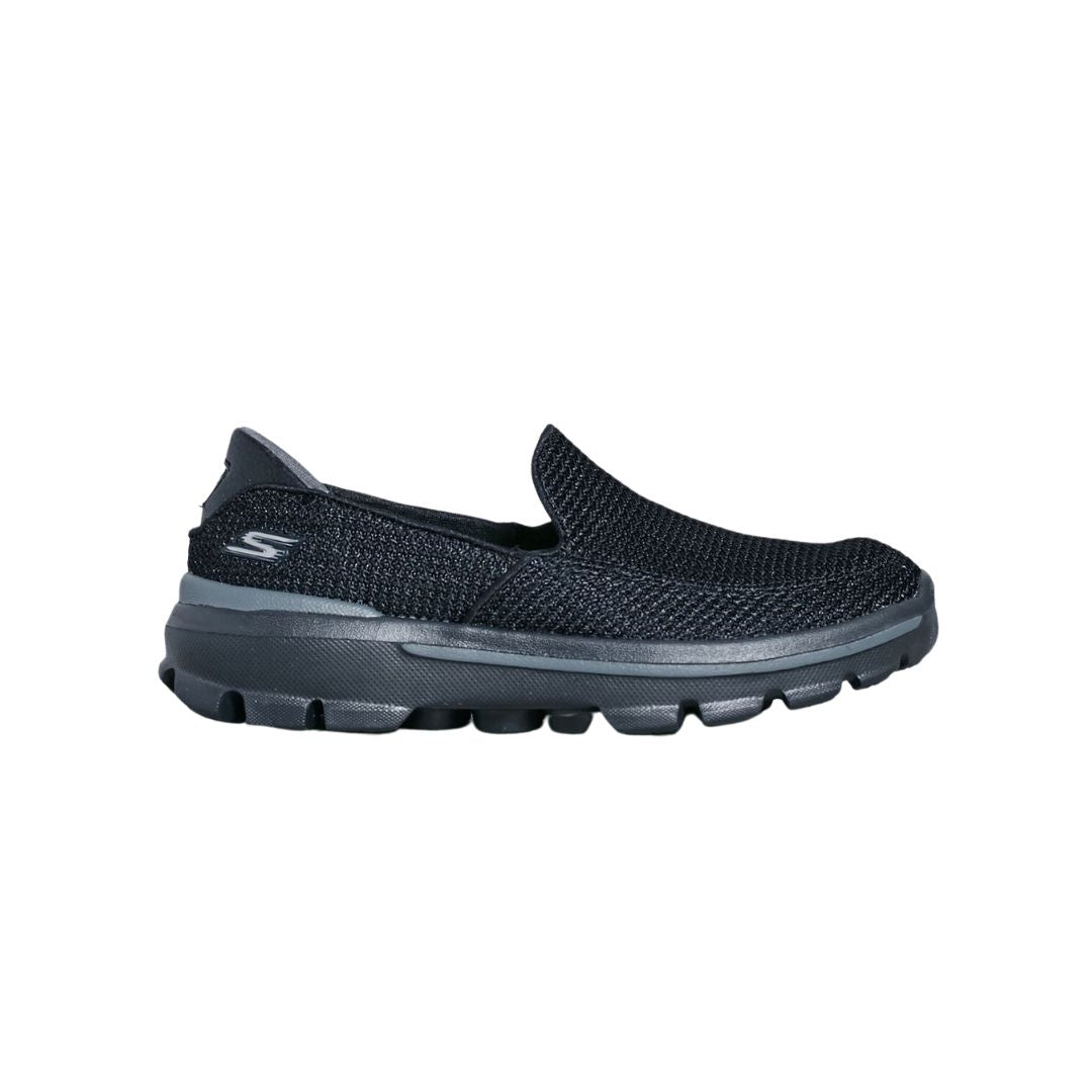 Black Skechers Go Walk Slip On Skechers Goga Plus Go Walk Black