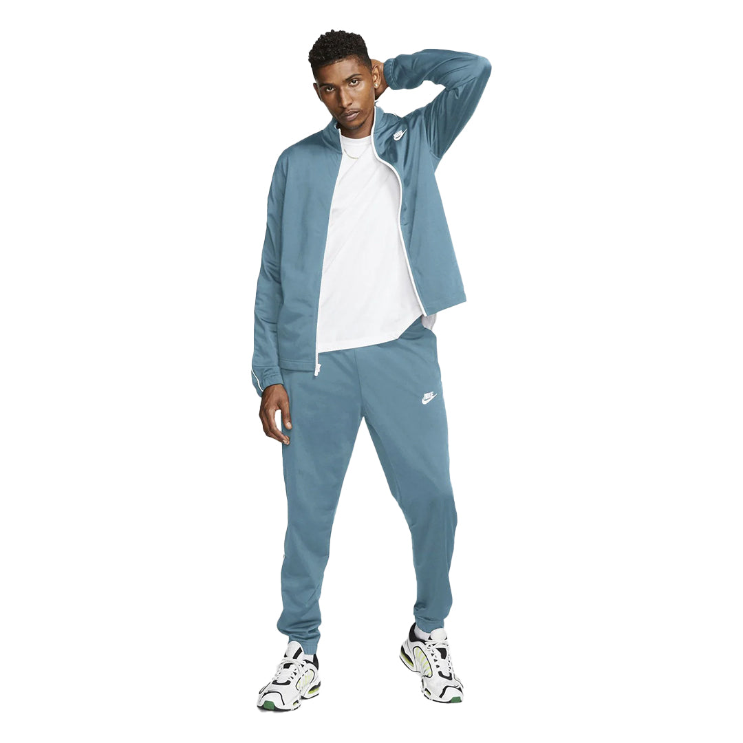 Nike poly sales tracksuit light blue