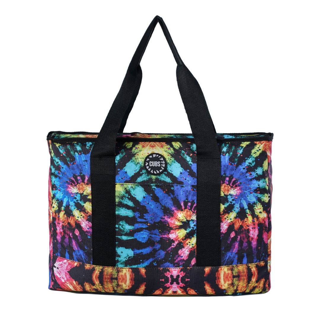 Black Tie Dye Tote Bag