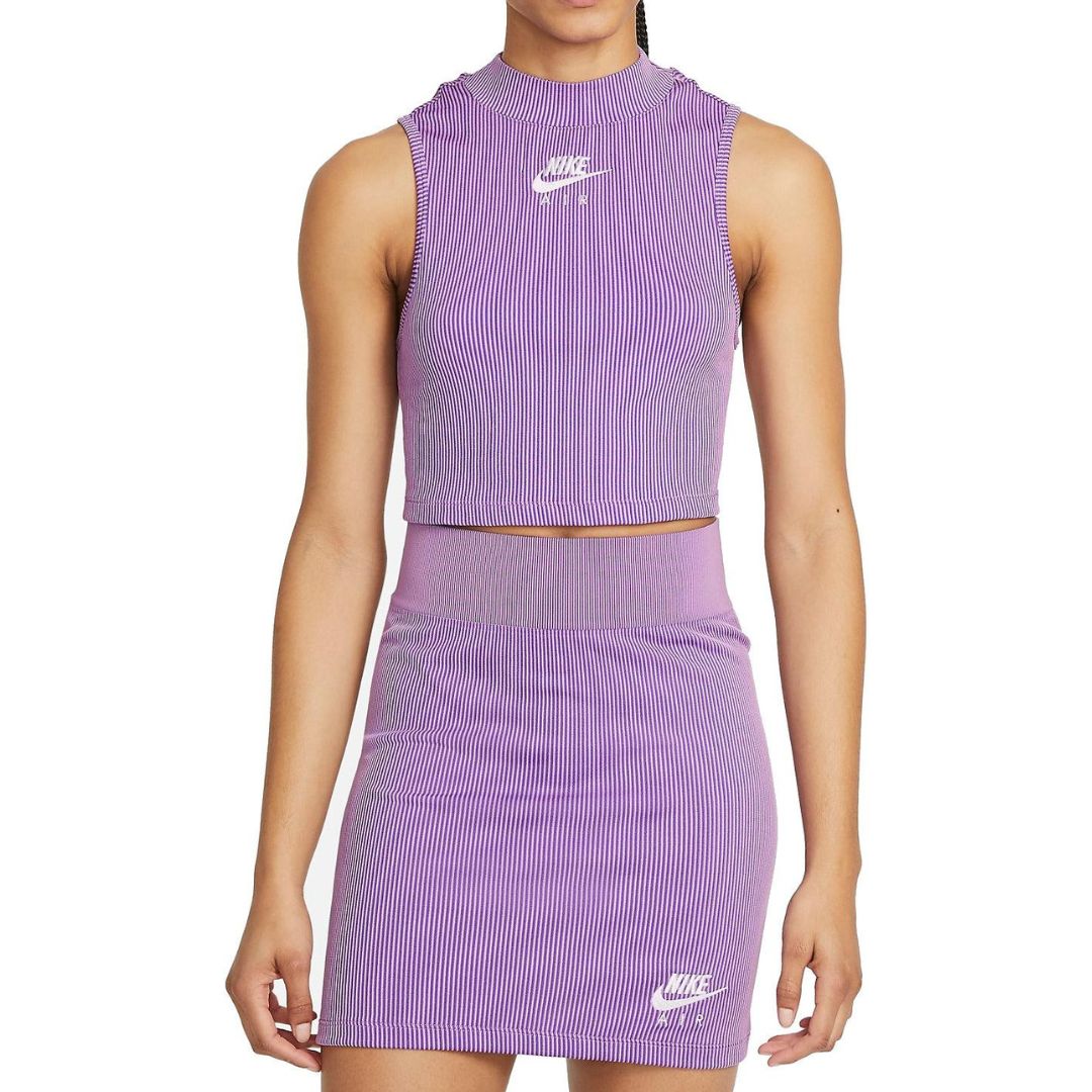 Rib Violet Shock Tank Top