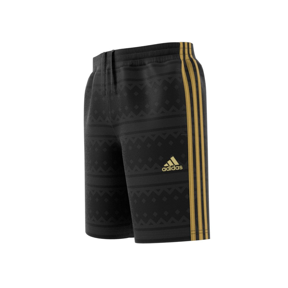 black and gold adidas shorts