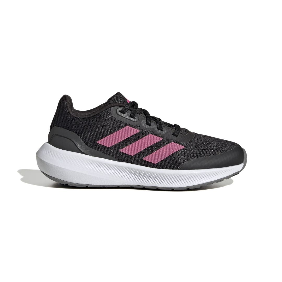 Adidas women's alcor black 2024 and pink running shoes