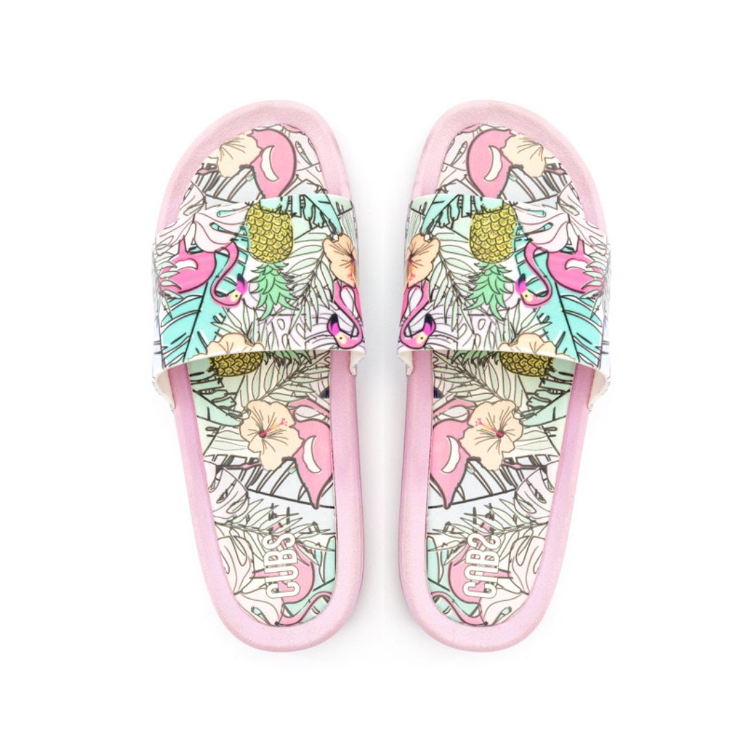 Lilac Flamingos Slides
