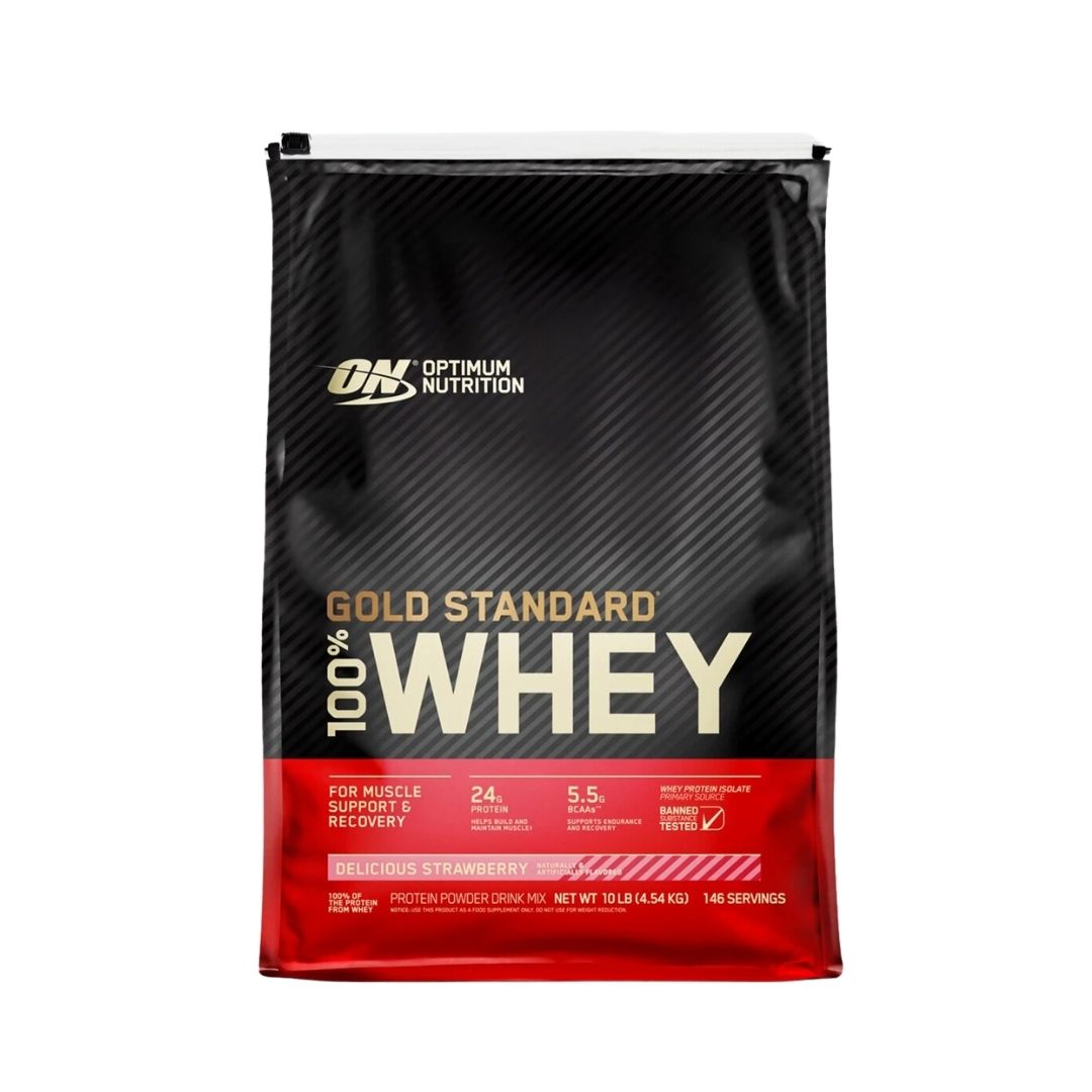 100% Whey Gold (10 LB) -Strawberry