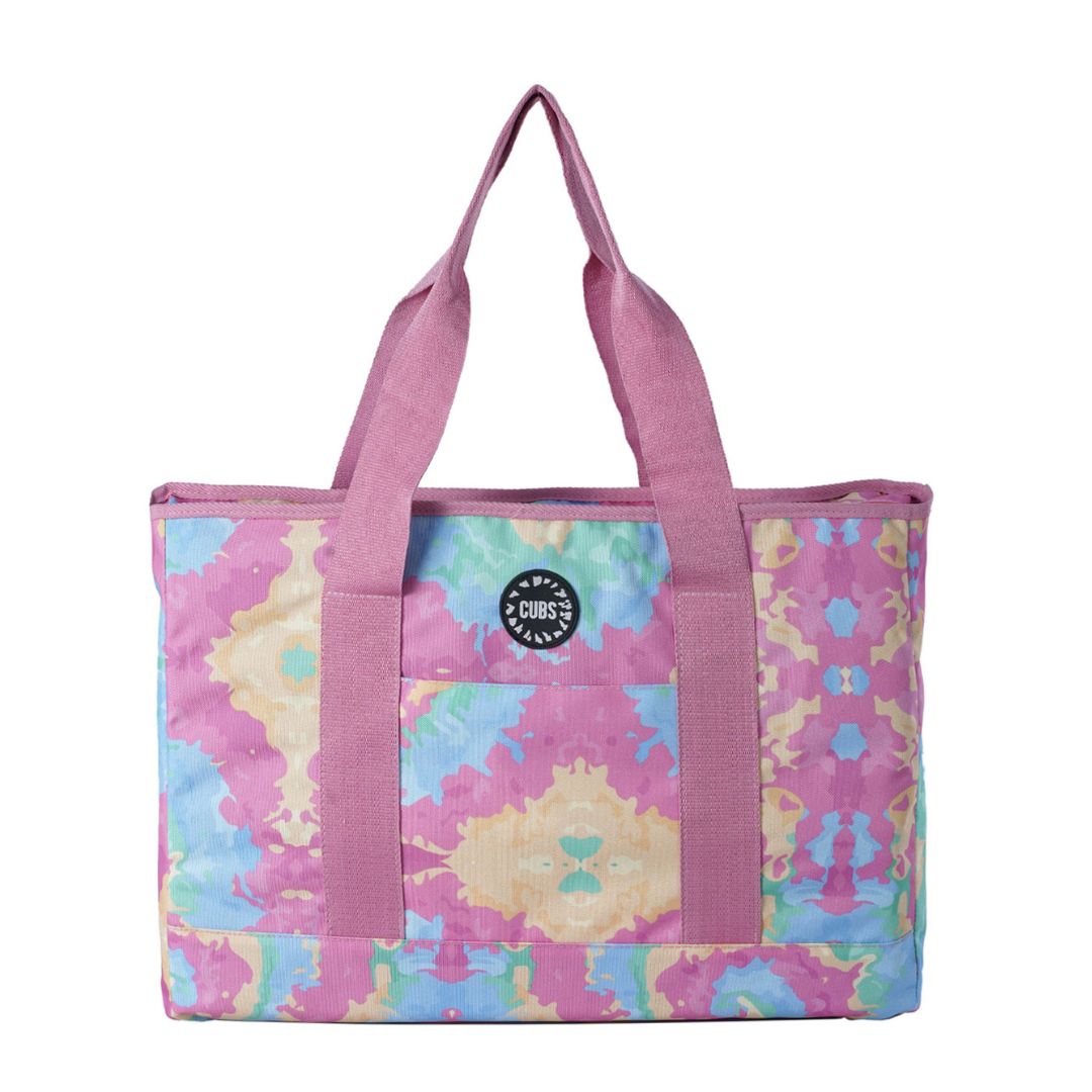 Pink Tie Dye Tote Bag