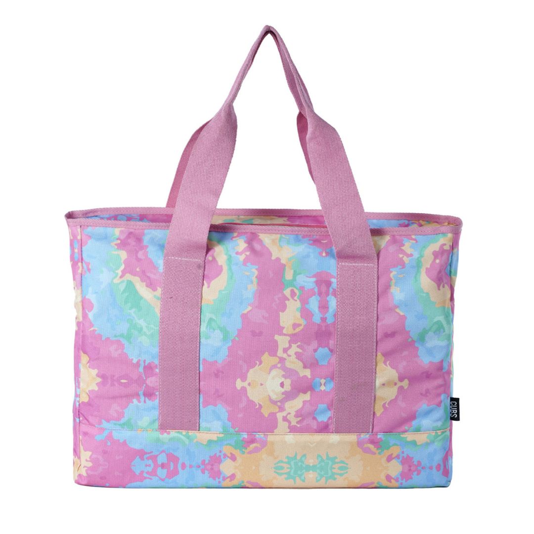 Pink Tie Dye Tote Bag