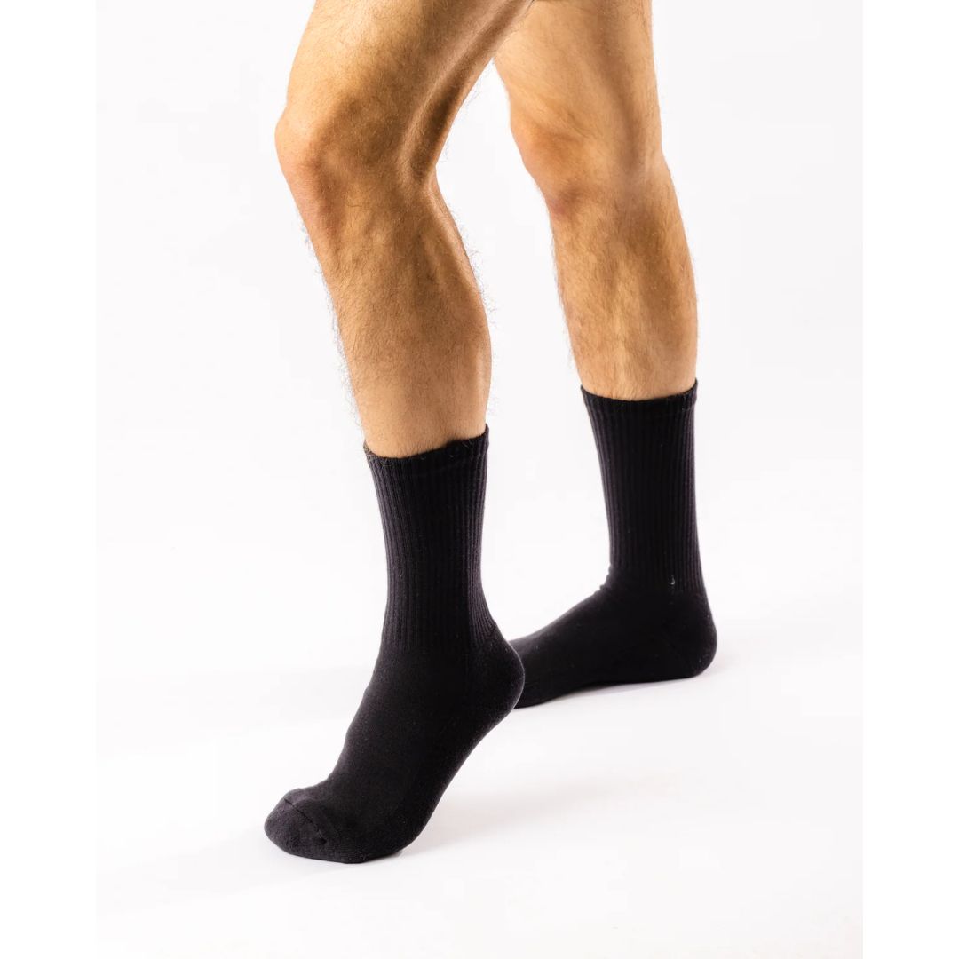 Mid Cut Crew Socks 2 Pack