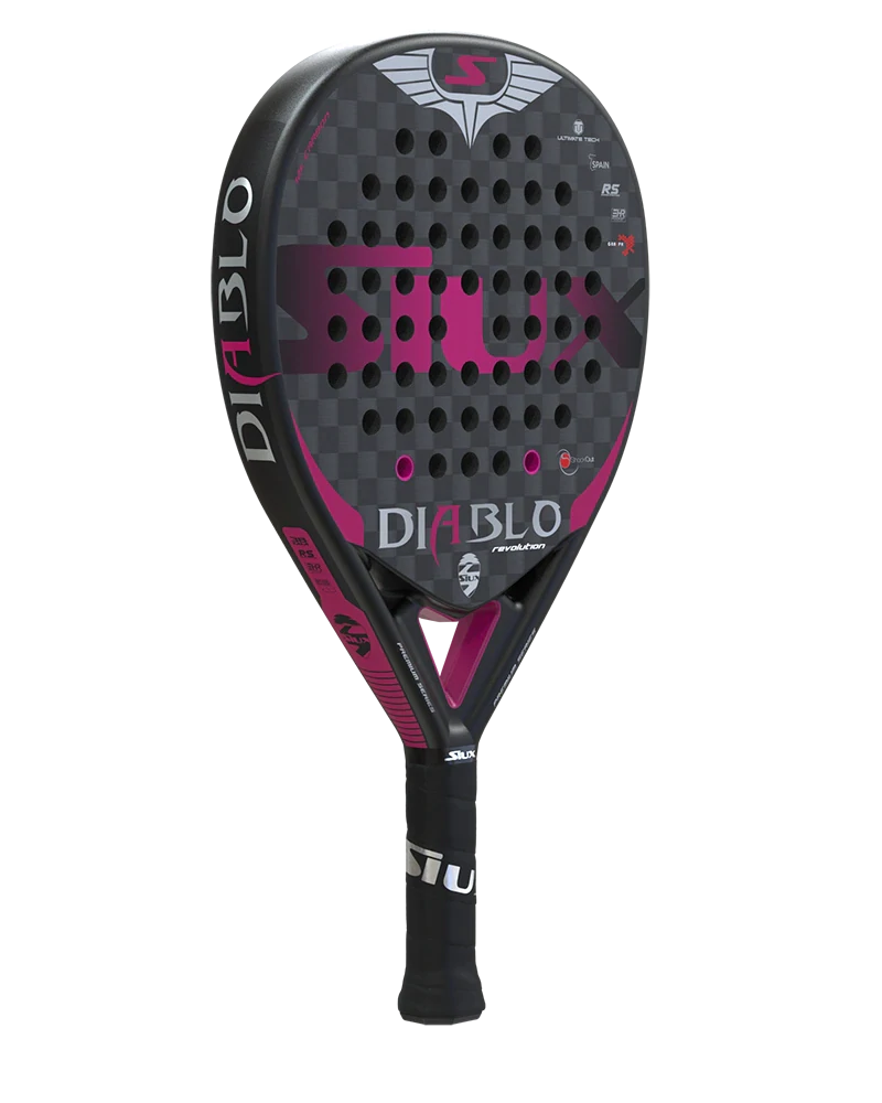 Padel Racket Diablo Revolution Fuchsia 12K