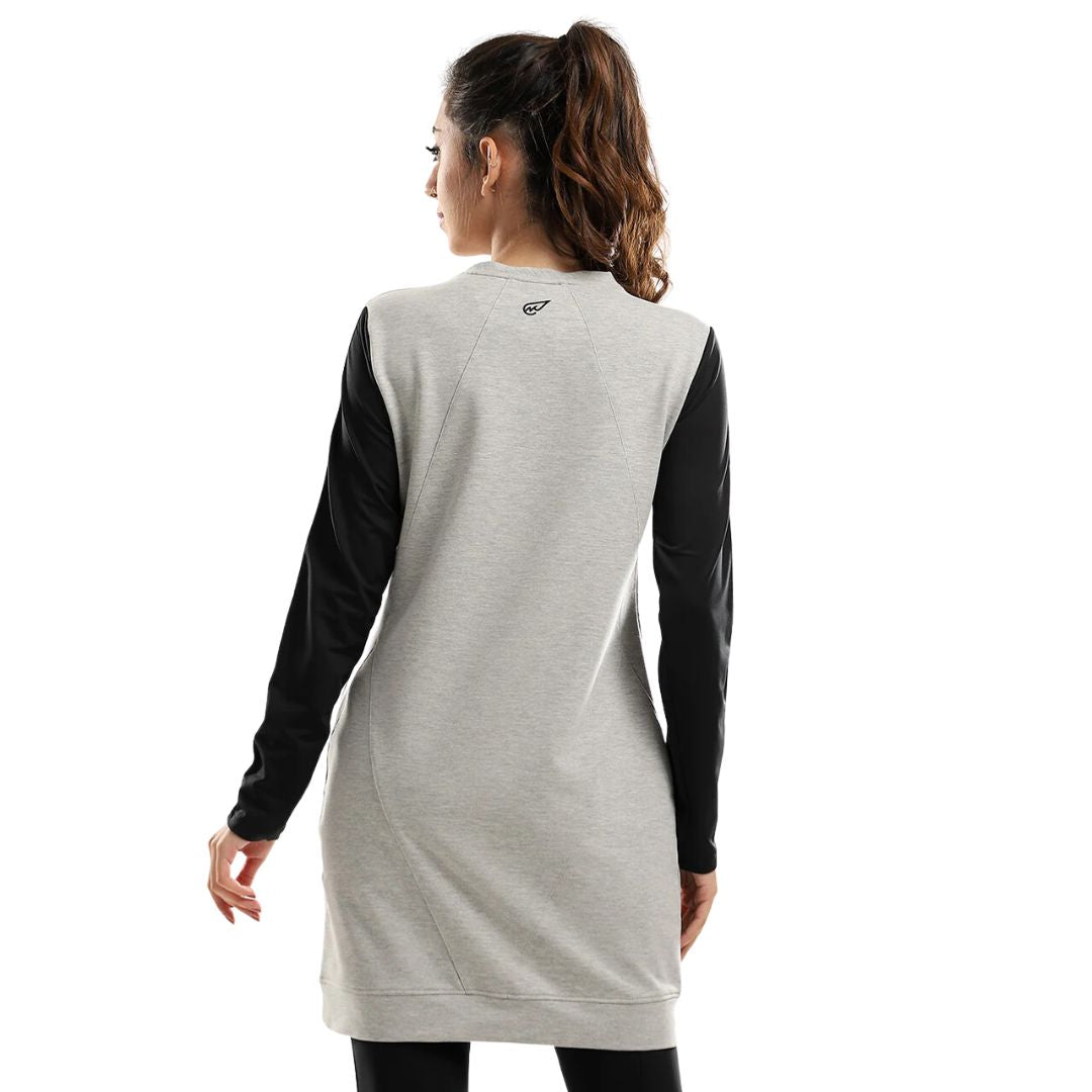 Sleeves Heather Bi-Tone Long Sleeve T-Shirt