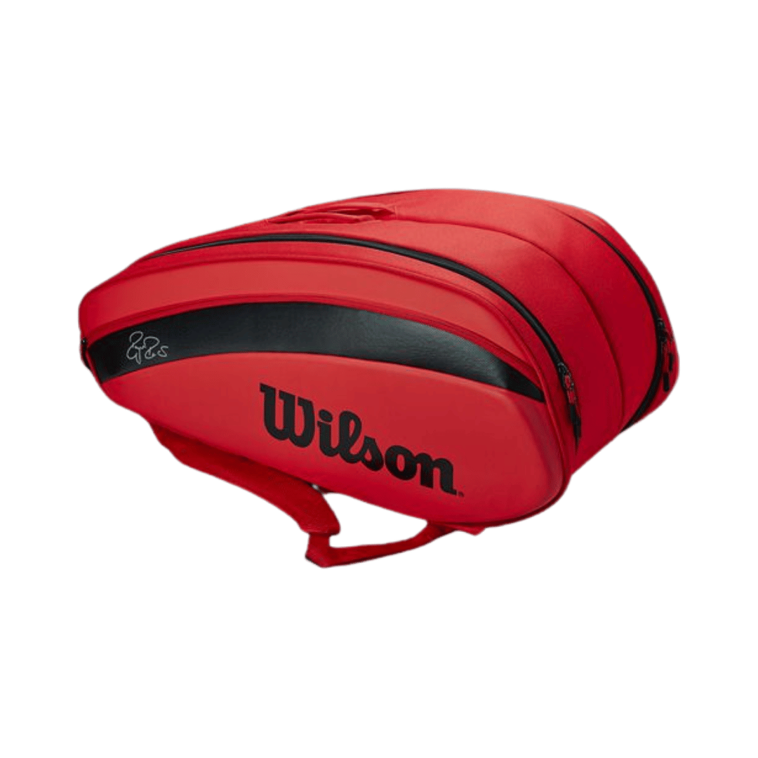 Wilson Unisex Tennis Bag RF Dna 12PK Infrared Wilson Unisex Tennis Bag RF Dna 12PK Infrared