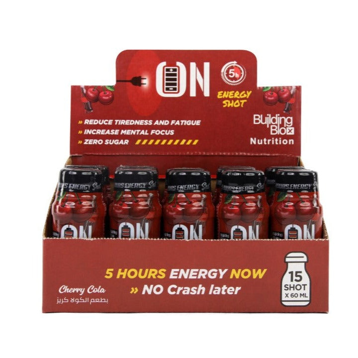 ON Energy Shot - Cherry Cola (Pack of 15 Shot)