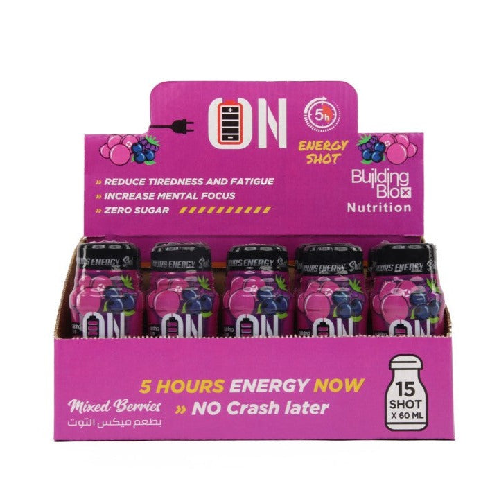 ON Energy Shot - Mixed Berries (Pack of 15 Shot)