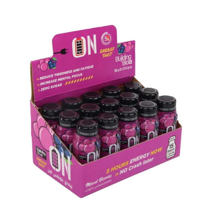 ON Energy Shot - Mixed Berries (Pack of 15 Shot)