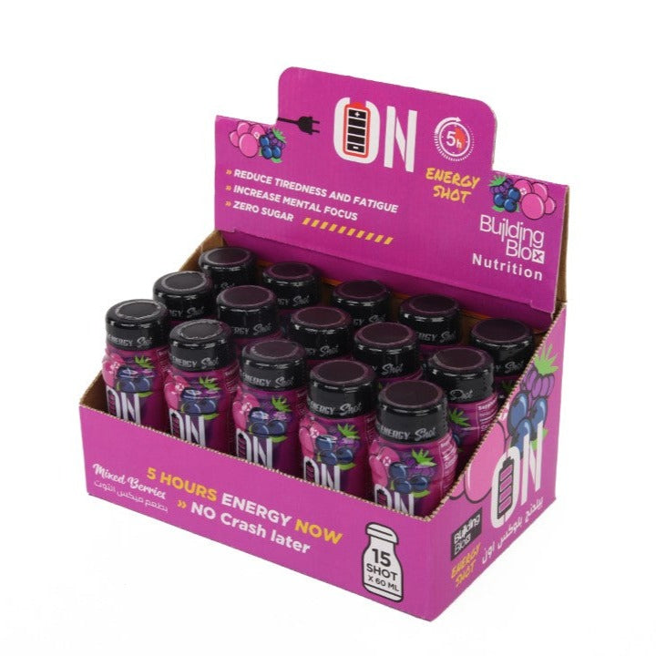 ON Energy Shot - Mixed Berries (Pack of 15 Shot)