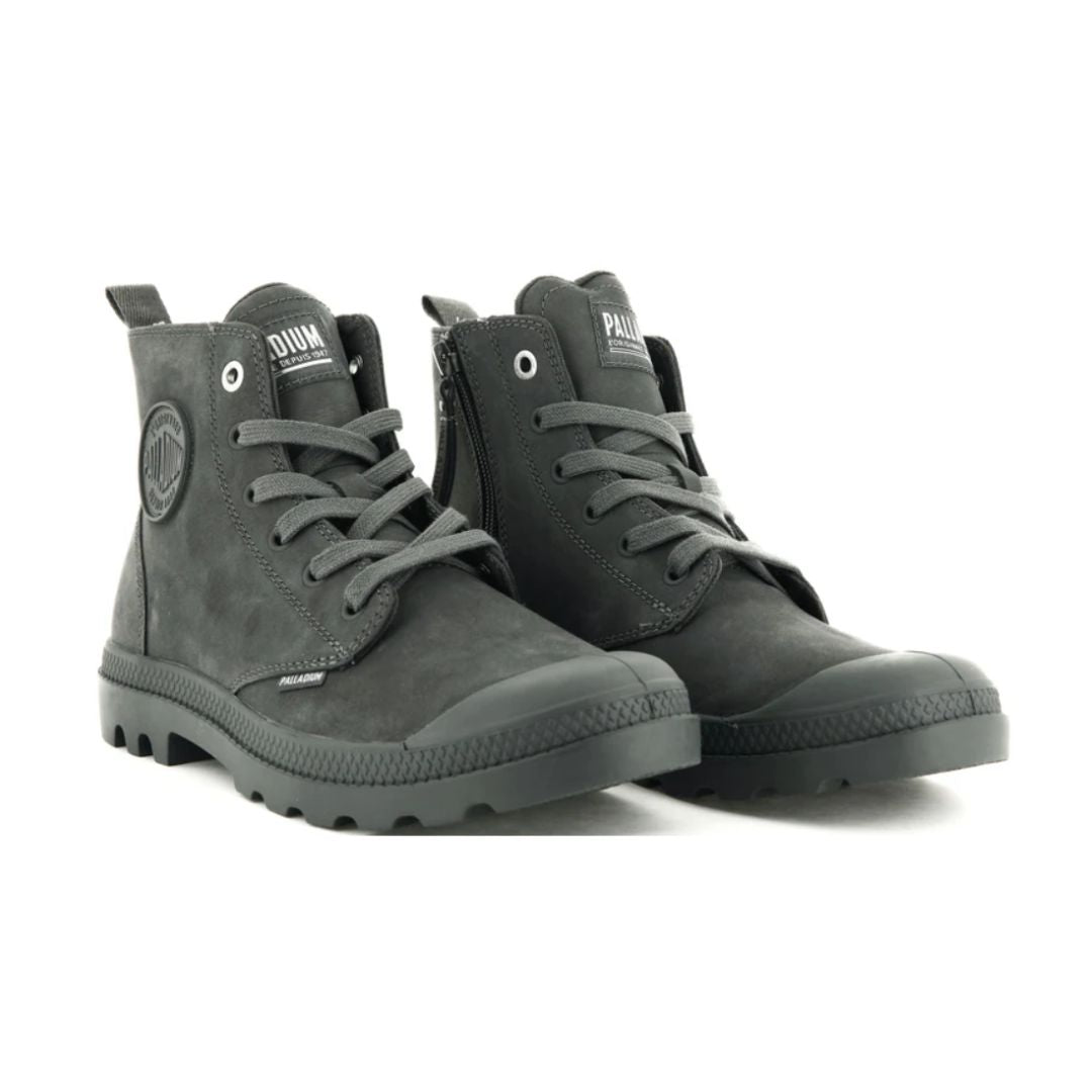 Pampa Hi Zip Nubuck Leather Boots