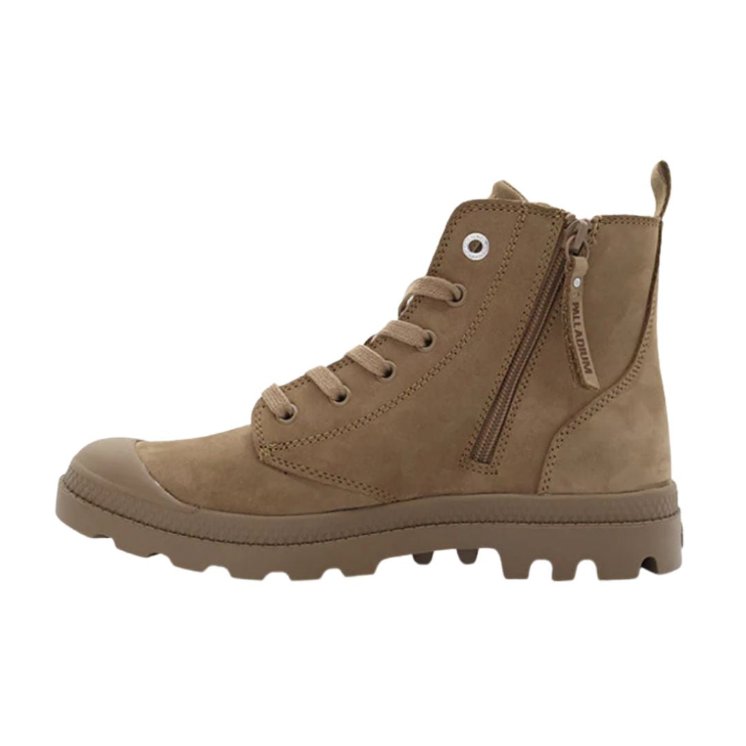 Pampa Hi Zip Nubuck Leather Boots