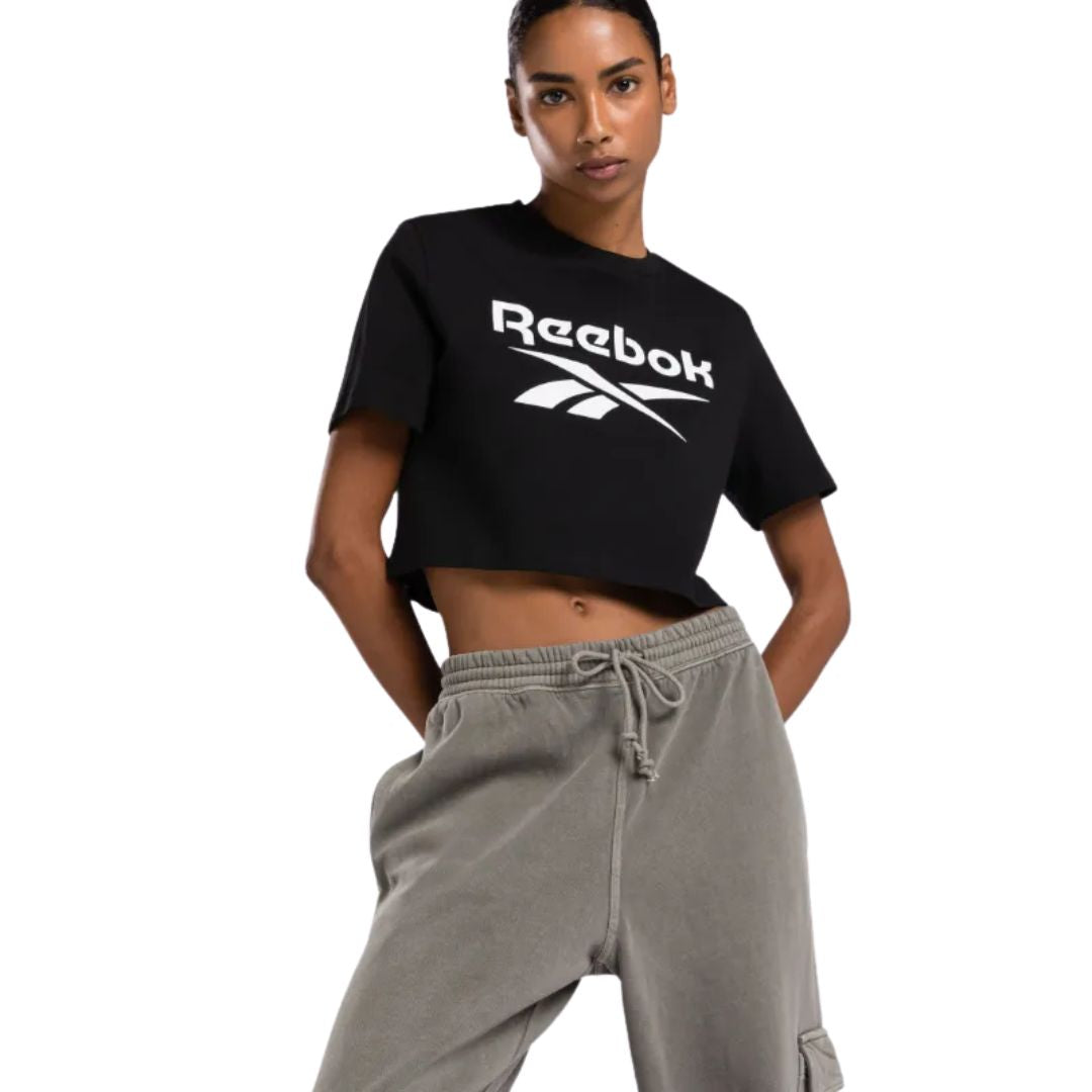 Identity Big Logo Cropped T-Shirt